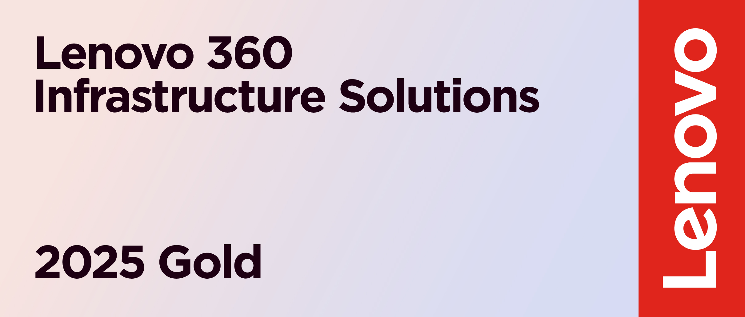 Lenovo 360 Infrastructure Solutions 2025 Gold