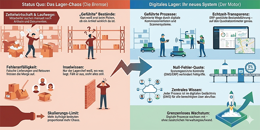 grafik lagerlogistik