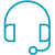 Icon mit Headset