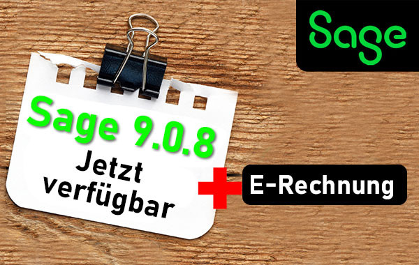 Papier mit Schriftzug Sage 9.0.8